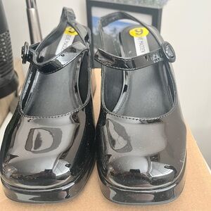 Black heeled Mary Jane’s by Steve Madden